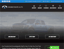Tablet Screenshot of crosspointeauto.com
